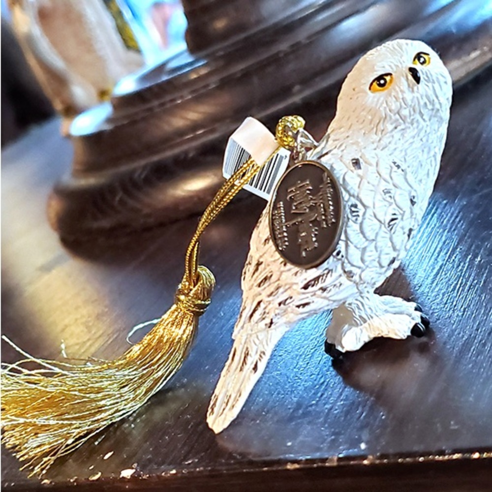 NEW Universal Studios Wizarding World Harry Potter Hedwig Resin Ornament